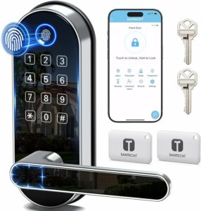 Keyless-Entry Keypad Fingerprint Smart Lock